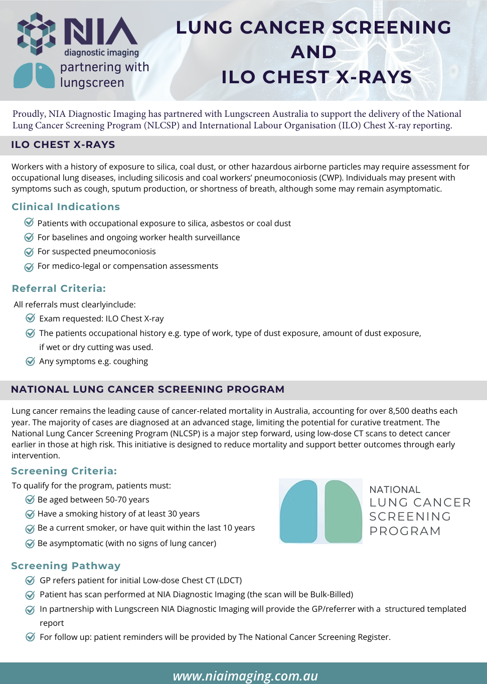 National Lung Screening Program – more than just looking for cancer ...